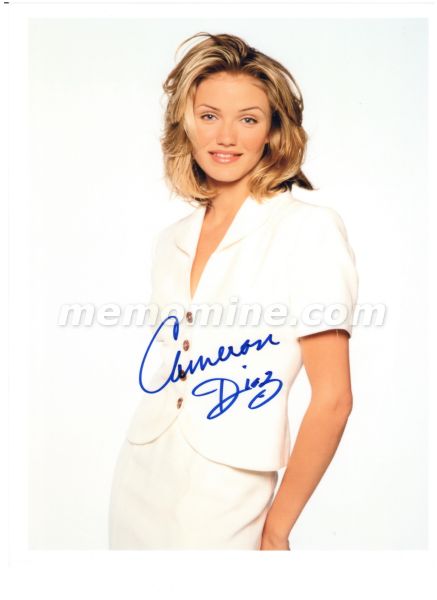 Cameron Diaz Original Autograph w/ COA - Click Image to Close